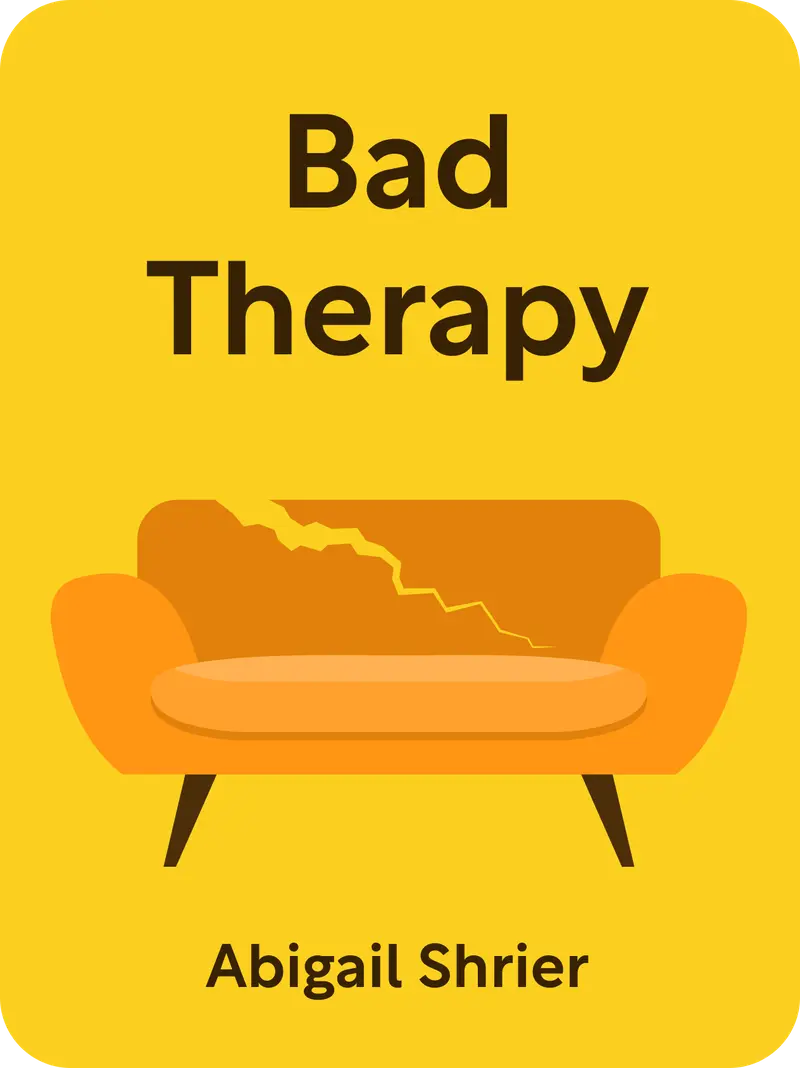 Bad Therapy book cover