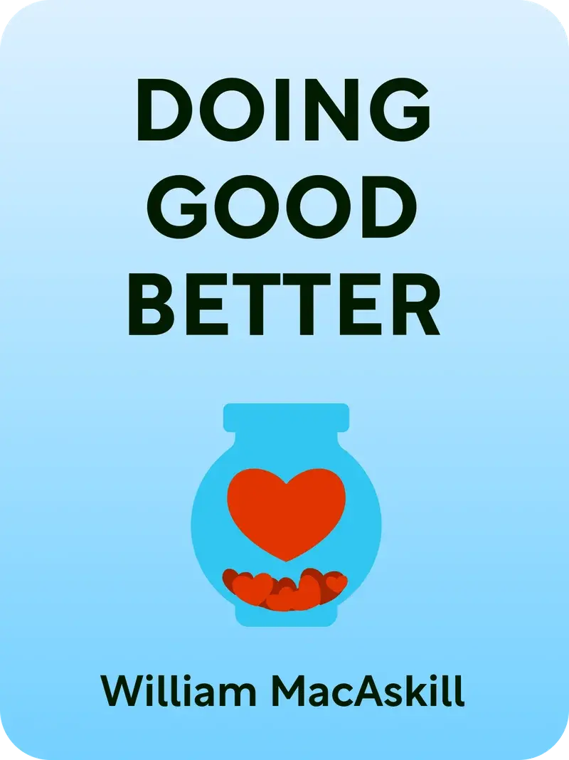 Doing Good Better book cover