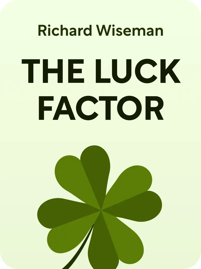 The Luck Factor book cover