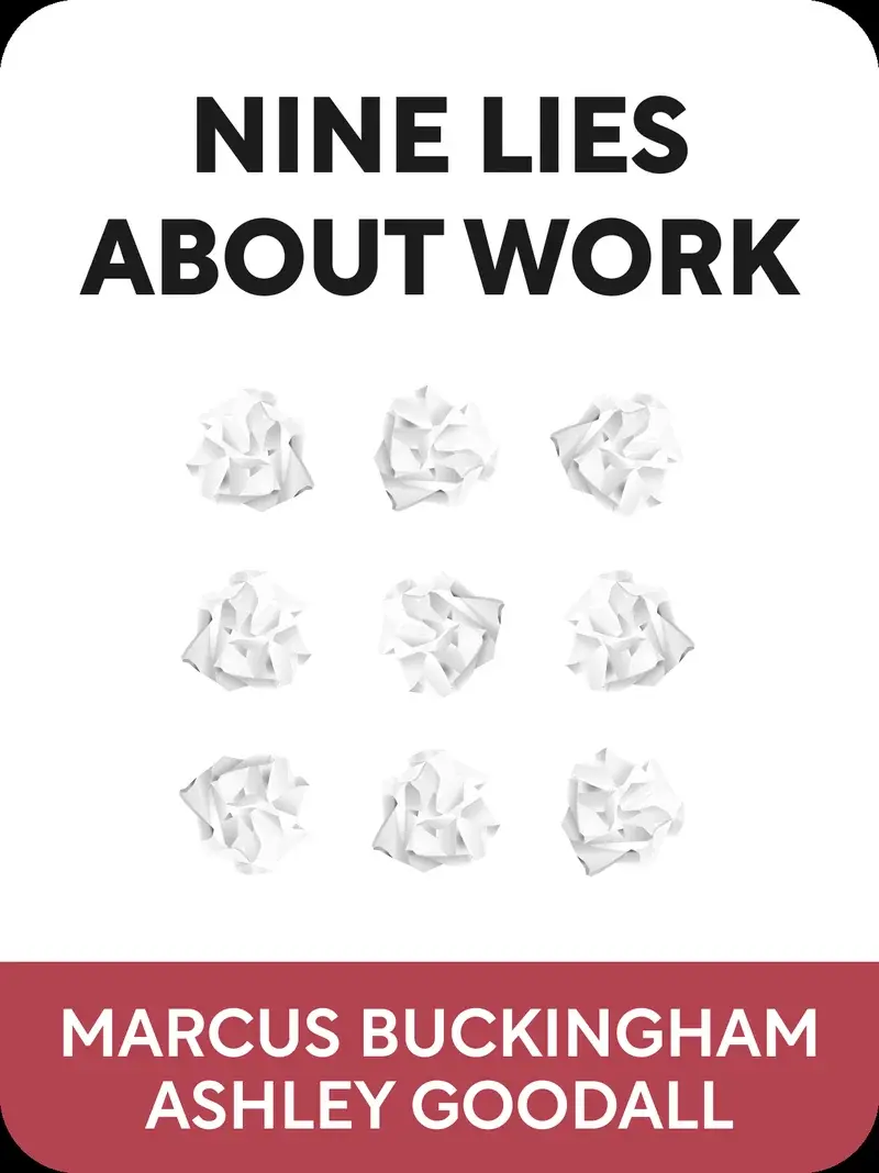 Nine Lies About Work book cover