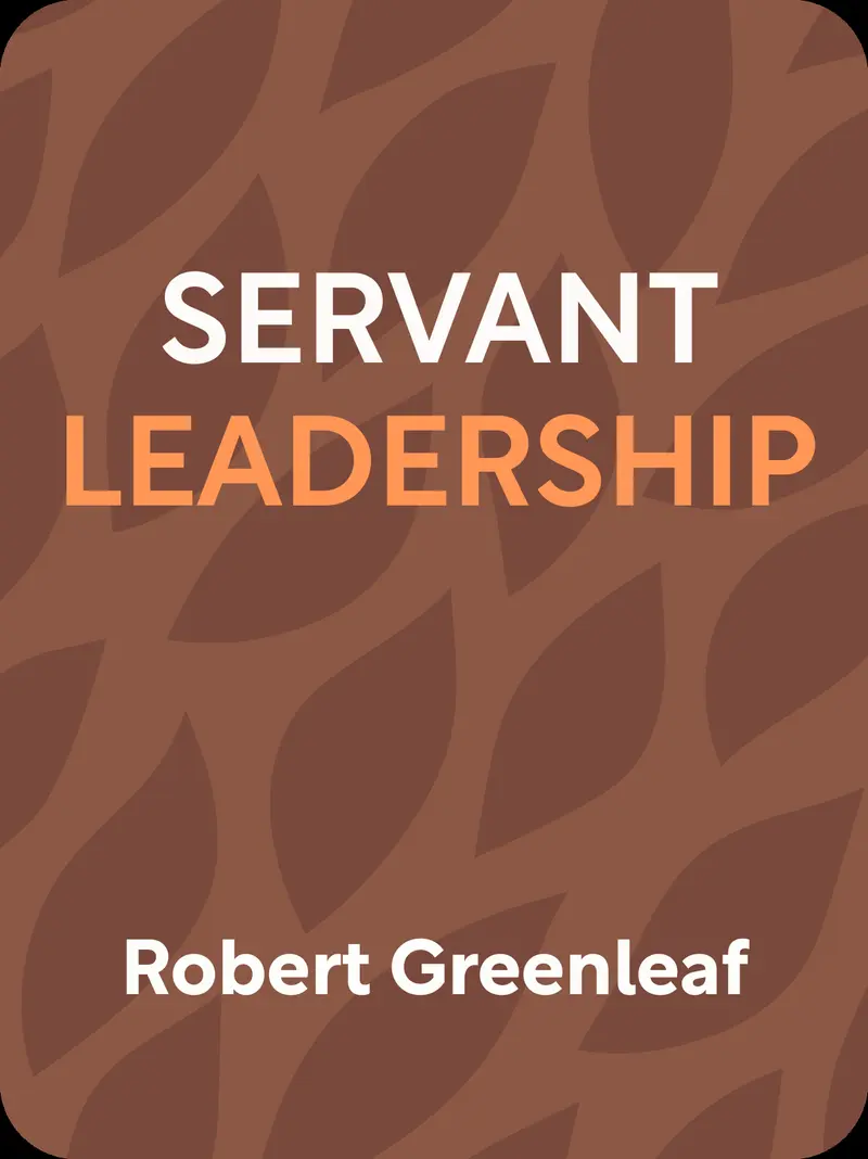Servant Leadership book cover