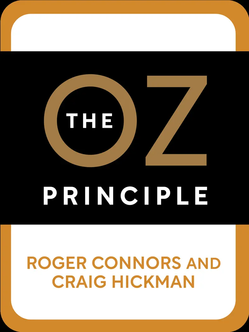 The Oz Principle book cover