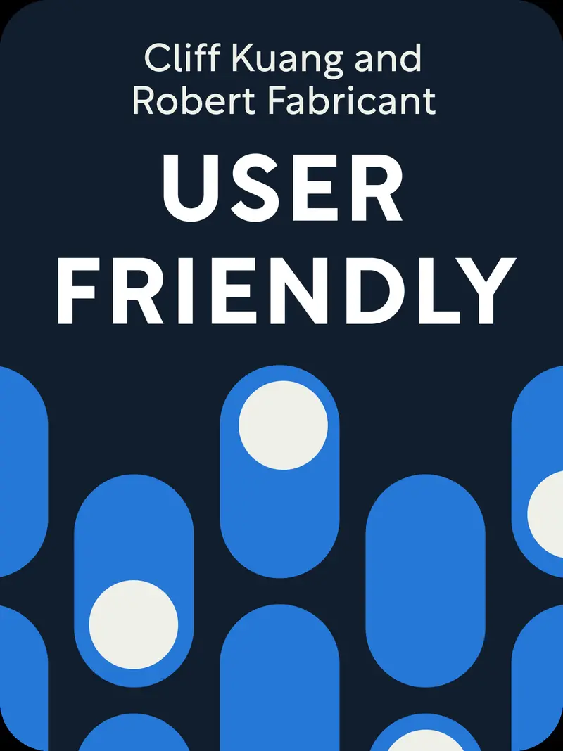 User Friendly book cover