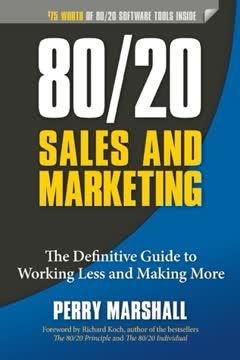 80/20 Sales and Marketing book cover