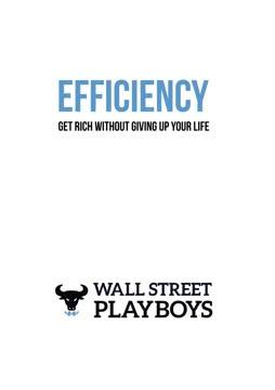 Efficiency book cover