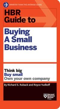 HBR Guide to Buying a Small Business book cover