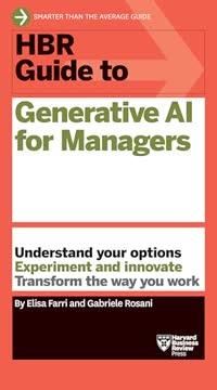 HBR Guide to Generative AI for Managers book cover