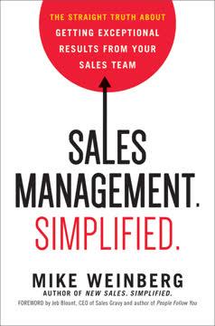 Sales Management. Simplified. book cover