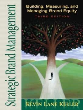 Strategic Brand Management book cover