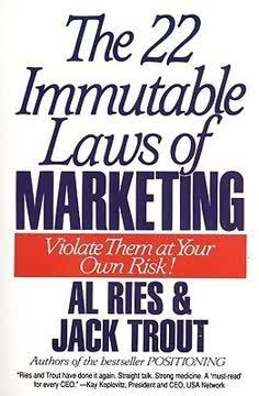 The 22 Immutable Laws of Marketing book cover