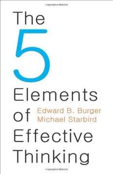 The 5 Elements of Effective Thinking book cover