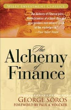 The Alchemy of Finance book cover