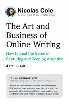 The Art and Business of Online Writing book cover