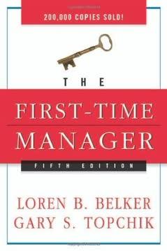 The First-Time Manager book cover