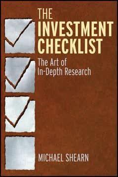The Investment Checklist book cover