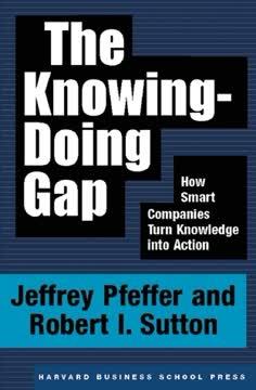 The Knowing-Doing Gap book cover