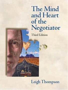 The Mind and Heart of the Negotiator book cover