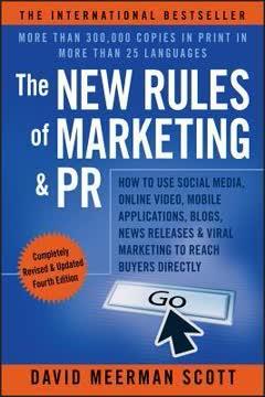 The New Rules of Marketing and PR book cover