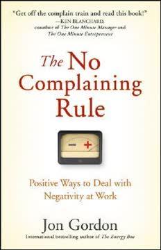 The No Complaining Rule book cover