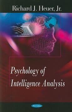 The Psychology of Intelligence Analysis book cover