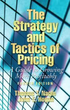 The Strategy and Tactics of Pricing book cover