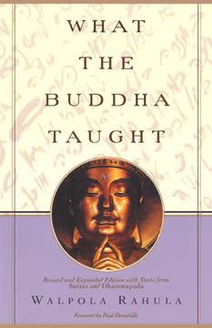 What the Buddha Taught book cover