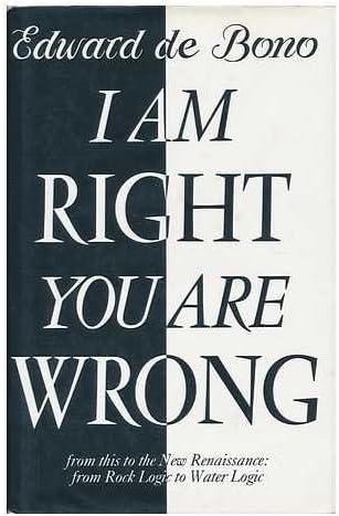 I Am Right You Are Wrong book cover
