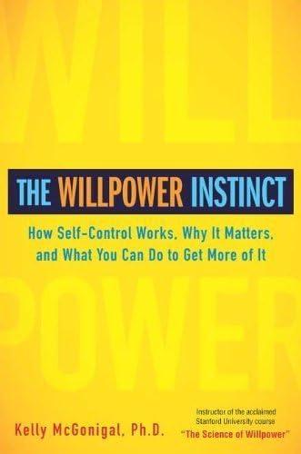 The Willpower Instinct book cover