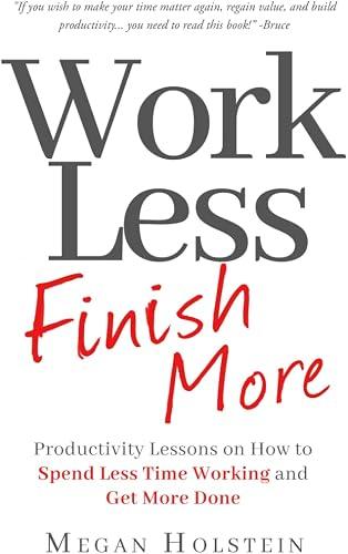 Work Less Finish More book cover