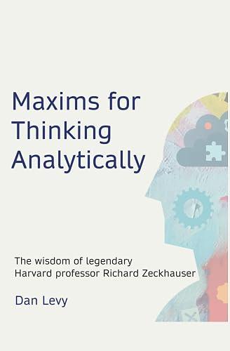 Maxims for Thinking Analytically book cover