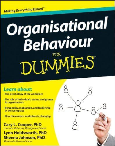 Organisational Behaviour for Dummies book cover