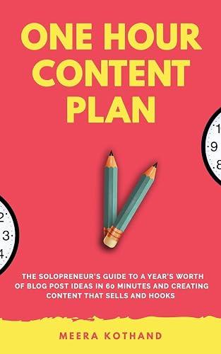 The One Hour Content Plan book cover