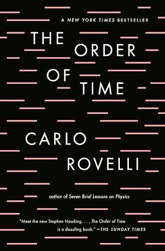The Order Of Time book cover