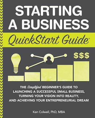 Starting a Business QuickStart Guide book cover