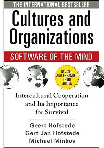 Cultures and Organizations book cover