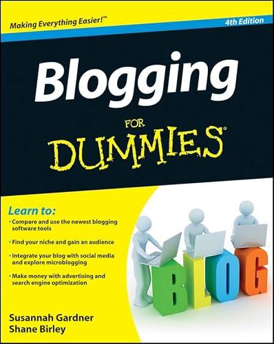 Blogging For Dummies book cover
