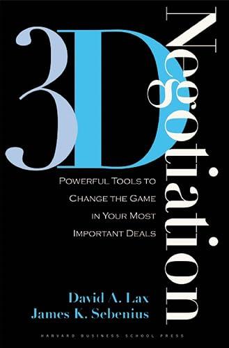 3D Negotiations book cover