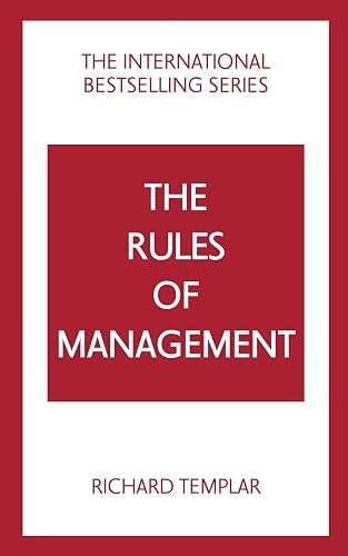 Rules of Management book cover