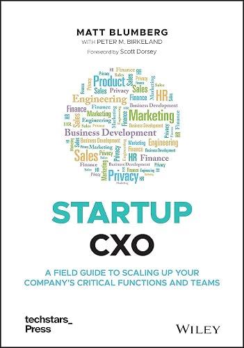 Startup Cxo book cover