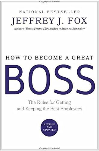 How to Become a Great Boss book cover