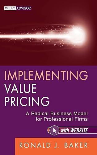 Implementing Value Pricing book cover