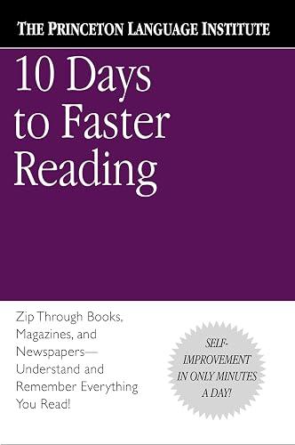10 Days to Faster Reading book cover