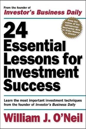 24 Essential Lessons for Investment Success book cover