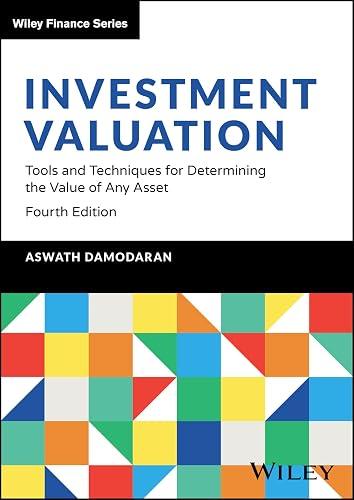 Investment Valuation book cover