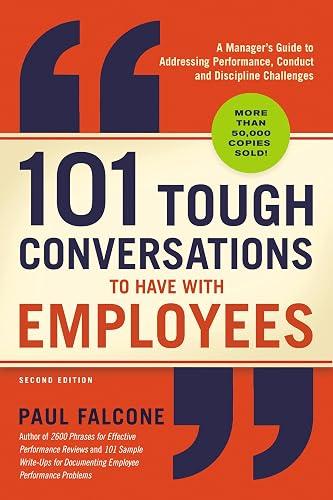 101 Tough Conversations to Have with Employees book cover