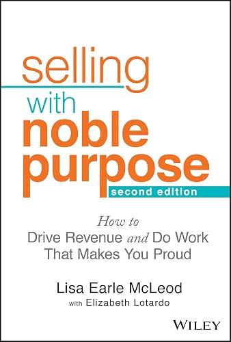 Selling With Noble Purpose book cover