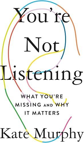 You're Not Listening book cover