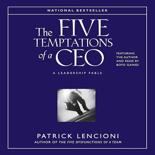 The Five Temptations of a CEO book cover