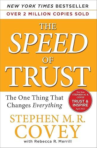 The Speed Of Trust book cover