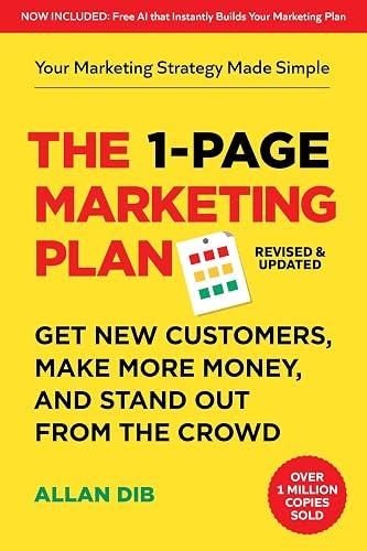 The 1-Page Marketing Plan book cover